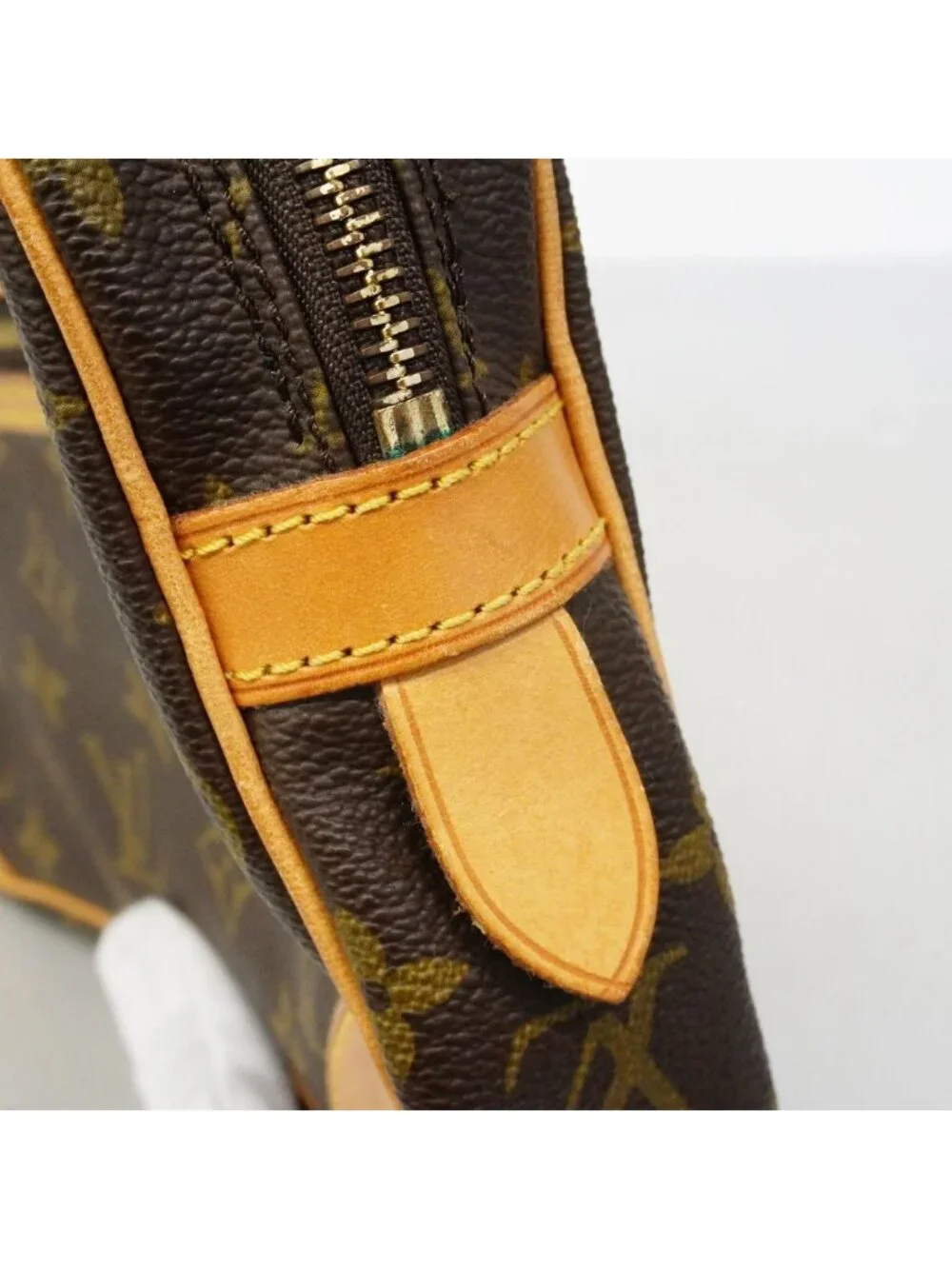 Louis Vuitton Clutch Monogram Marly Dragonne GM Brown